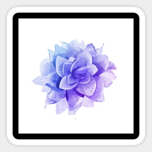 Purple Pastel Cactus Succulent Sticker